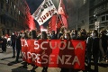 Taliansku hrozí ďalší lockdown: Demonštranti vyšli do ulíc, opatrenia odmietajú
