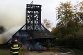Obyvatelia Prahy v slzách: Drevený kostol svätého Michala pohltili plamene