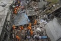 Pri zrútení budovy v Indii zomrelo najmenej 20 ľudí: Staré domy padajú počas monzúnového obdobia