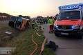 Vážna dopravná nehoda autobusu z Prahy do Hamburgu: Hlásia desiatky zranených