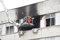 Na SOŠ elektrotechnickej v Trnave vypukol požiar: Horia laboratóriá