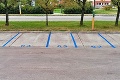 V Petržalke striekali čiary parkovacích boxov: Pozriete sa lepšie, vybuchnete do smiechu