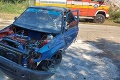 Nehoda na tuningovom zraze v Trebišove: Pre vodiča vo vážnom stave prišiel vrtuľník