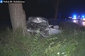 Tragická nehoda na východnom Slovensku: Po fatálnom náraze zahynul 40-ročný vodič