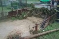 Skaza v Prešovskom kraji: Po prietrži mračien sa vyliali viaceré potoky, poškodili cesty aj záhradky