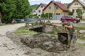 Dvojhodinový dážď vytrápil dedinu Liptovské Sliače: Lejak bral autá a zatopil domy!