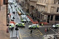 Šialenstvo v uliciach Glasgowa: Útočník bodal do ľudí, zranil aj policajta