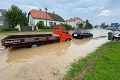 Náročné ráno: Voda zaplavila viaceré cesty, sledujte, ako to vyzeralo na Záhorí