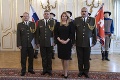 Prezidentka vymenovala nových generálov: Ocenila úlohu vojakov v čase pandémie