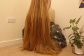Skutočná Rapunzel má vlasy dlhšie, než je sama vysoká: Keď uvidíte jej hrivu, nebudete chápať
