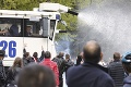 V Bruseli bolo rušno: Ľudia protestovali proti lockdownu, polícia tvrdo zakročila