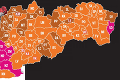 Slovensko mení farby: Pozrite si rozdelenie okresov podľa COVID automatu