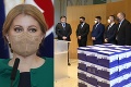 Státisíce podpisov za referendum už sú v Prezidentskom paláci: Na ťahu je Čaputová
