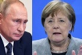 Merkelová telefonovala Putinovi: Vyjadrenie súcitu
