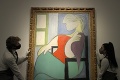 Závratná suma: Picassov obraz zachytávajúci jeho milenku predali za milióny dolárov