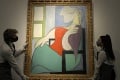 Závratná suma: Picassov obraz zachytávajúci jeho milenku predali za milióny dolárov
