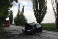 Mladý vodič narazil do stromu, prevoz do nemocnice v bezvedomí! Cestu medzi Trnavou a Bučanmi uzavreli