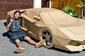 Lamborghini pre nenáročných: Luxusné auto z kartónu sa predalo za neuveriteľnú sumu