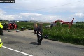 Vážna dopravná nehoda pri Novom Ruskove: Auto sa zrazilo s nákladiakom, 70-ročná žena je v umelom spánku