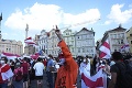 Bieloruská líderka Cichanovská vystúpila na demonštrácii v Prahe: Podporiť ju prišlo niekoľko stoviek ľudí