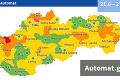 Covidová mapa Slovenska sa od pondelka mení: Čierny už nie je ani jeden okres