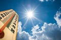 Ortuť teplomera sa vyšplhá na 34 °C: SHMÚ varuje štyri kraje