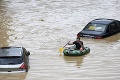 Katastrofické záplavy v Číne: Len v jednej z provincií hlásia takmer 100 obetí
