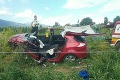 Vážna nehoda! Pri Beňadikovej sa čelne zrazili dve autá a cyklista, zasahoval aj vrtuľník