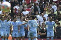 Skvelý deň pre Manchester City: Pred zápasom slávnostne odhalili sochy hráčov, potom nadelili Arsenalu mastný debakel