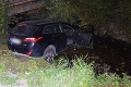 V hlavnej úlohe alkohol: Opitý vodič v obci Svätý Anton zaparkoval v potoku
