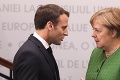 Diskusie o novej nemeckej vláde: Macron a Merkelová avizujú úzku spoluprácu
