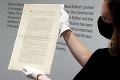 Do dražby ide vzácny výtlačok ústavy USA: Vypýtajú si zaň mimoriadne mastnú sumu