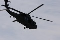 Vrtuľník bezpečnostnej služby tvrdo pristál: Posádku začnú hľadať ráno