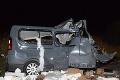 Zábery hrôzy z Gemera: Po zrážke s kamiónom zomrel vodič z Poľska († 37)