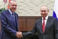 Stretnutie Putina s Erdoganom: Prezidenti hovorili o situácii v Sýrii, zhodli sa na jednej veci
