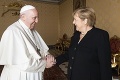 Merkelová sa stretla s pápežom Františkom: Dôležité slová o zneužívaní mladistvých v cirkvi