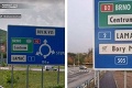 Kocúrkovo na slovenský spôsob: Pozrite si dopravnú tabuľu, z ktorej sa smejú aj policajti