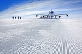 Prvý let Airbusu A340 na ľadové letisko: Obor v Antarktíde