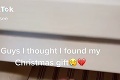 Žena našla vianočný darček od frajera: Keď si uvedomila, čo vidí, oblial ju studený pot