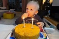 Veselá oslava synčeka herca Romana Pomajba Eliota: Torta, a celá pre mňa!