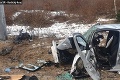 Nešťastie na východnom Slovensku: Vodič († 30) narazil do elektrického stĺpa, zraneniam podľahol