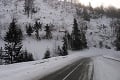 Horské priechody blokuje sneženie: Čertovica aj Donovaly sú pre kamióny zatvorené