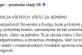 Heger sa vyjadril k možnému prijatiu vojakov NATO na našej východnej hranici: SR tak spraví, keď...