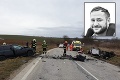 Rodinná tragédia na ceste pri Alekšinciach: Policajt Miloš († 42) umieral pred očami dcéry