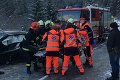 Hrozivá nehoda pri obci Zákamenné: Mladého muža ratovali leteckí záchranári