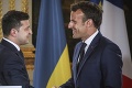 Z Mosky priamo do Kyjeva: Macron prišiel rokovať s ukrajinským prezidentom Zelenským