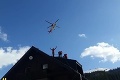 Na chatu v Jasnej sa zrútil paraglajdista: Zraneného Slováka ratovali horskí záchranári a vrtuľník
