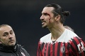 Ibrahimovič sa vrátil po zranení a utrpel tržnú ranu hlavy: AC Miláno stratil body s Bolognou