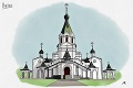 Šikovný východniar chce nakresliť všetky pravoslávne chrámy na Slovensku: Sledujte tie krásne diela!