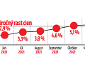 Toto sme tu dlho nemali: Inflácia presiahla 10 %, je najvyššia od roku 2000! Čo zdraželo najviac?